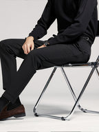 Pantalon homme taille haute