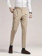 Pantalon homme taille haute