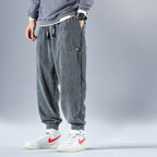 Pantalon jogger homme en velours côtelé