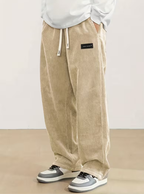 Pantalon large à cordon pour homme