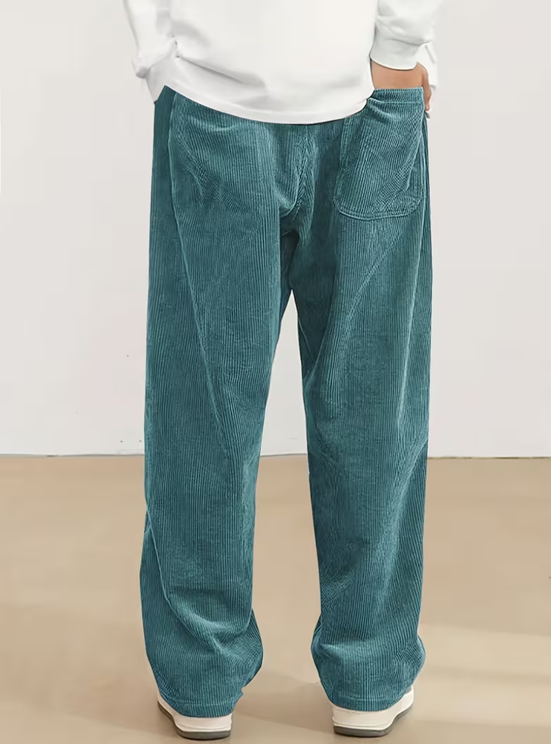 Pantalon large à cordon pour homme