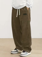 Pantalon large à cordon pour homme
