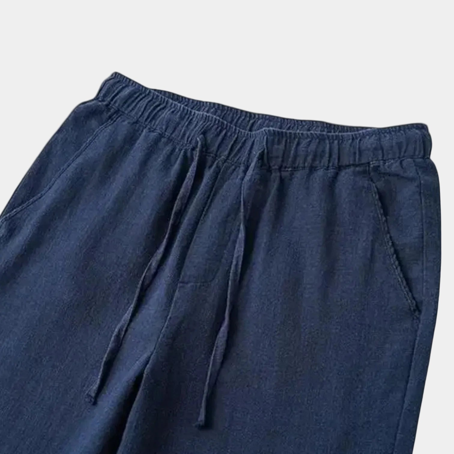Pantalon homme taille élastiquée cordon