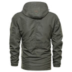 Parka homme à capuche multipoches
