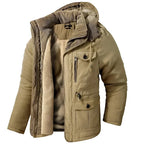 Parka homme doublée à capuche