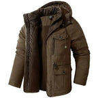 Parka homme doublée à capuche