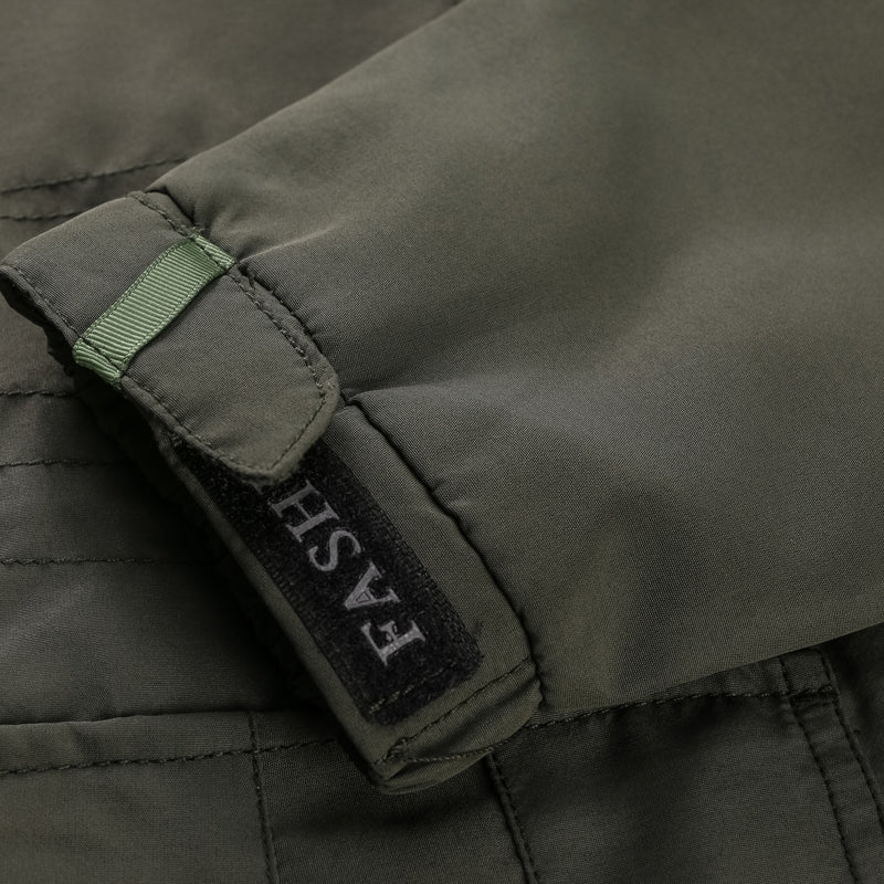 Parka homme doublée à capuche zippée