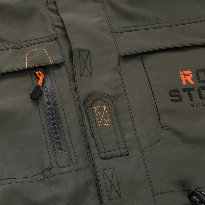 Parka homme doublée à capuche zippée