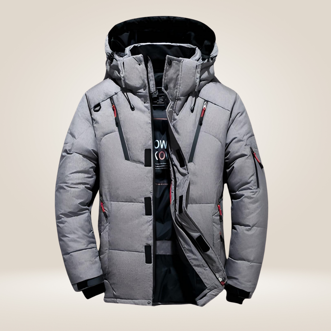 Parka homme rembourrée à capuche hiver