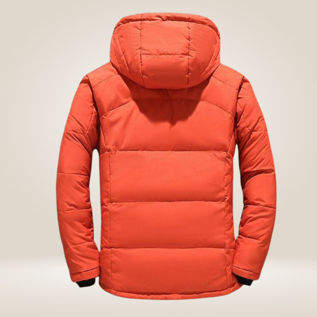 Parka homme rembourrée à capuche hiver