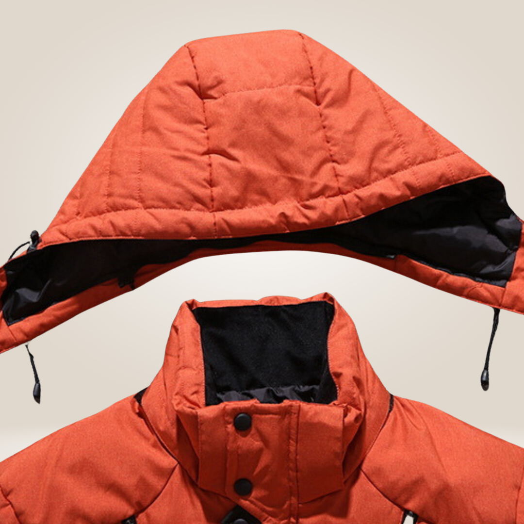 Parka homme rembourrée à capuche hiver