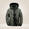 Parka homme rembourrée à capuche hiver