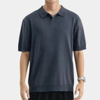 Polo homme côtel