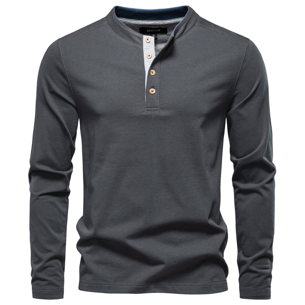 Polo Homme à Col Boutonné
