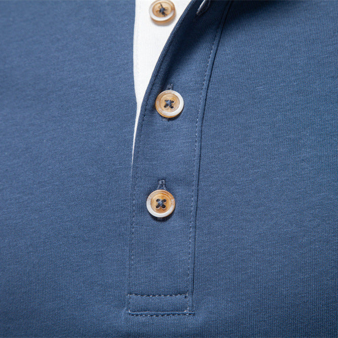 Polo Homme à Col Boutonné