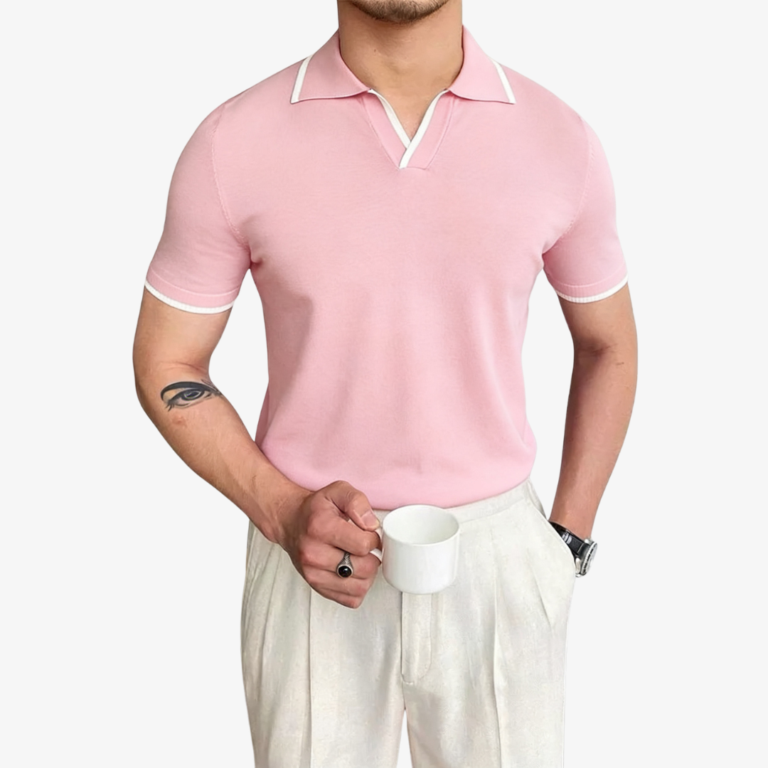 Polo Homme à Contraste