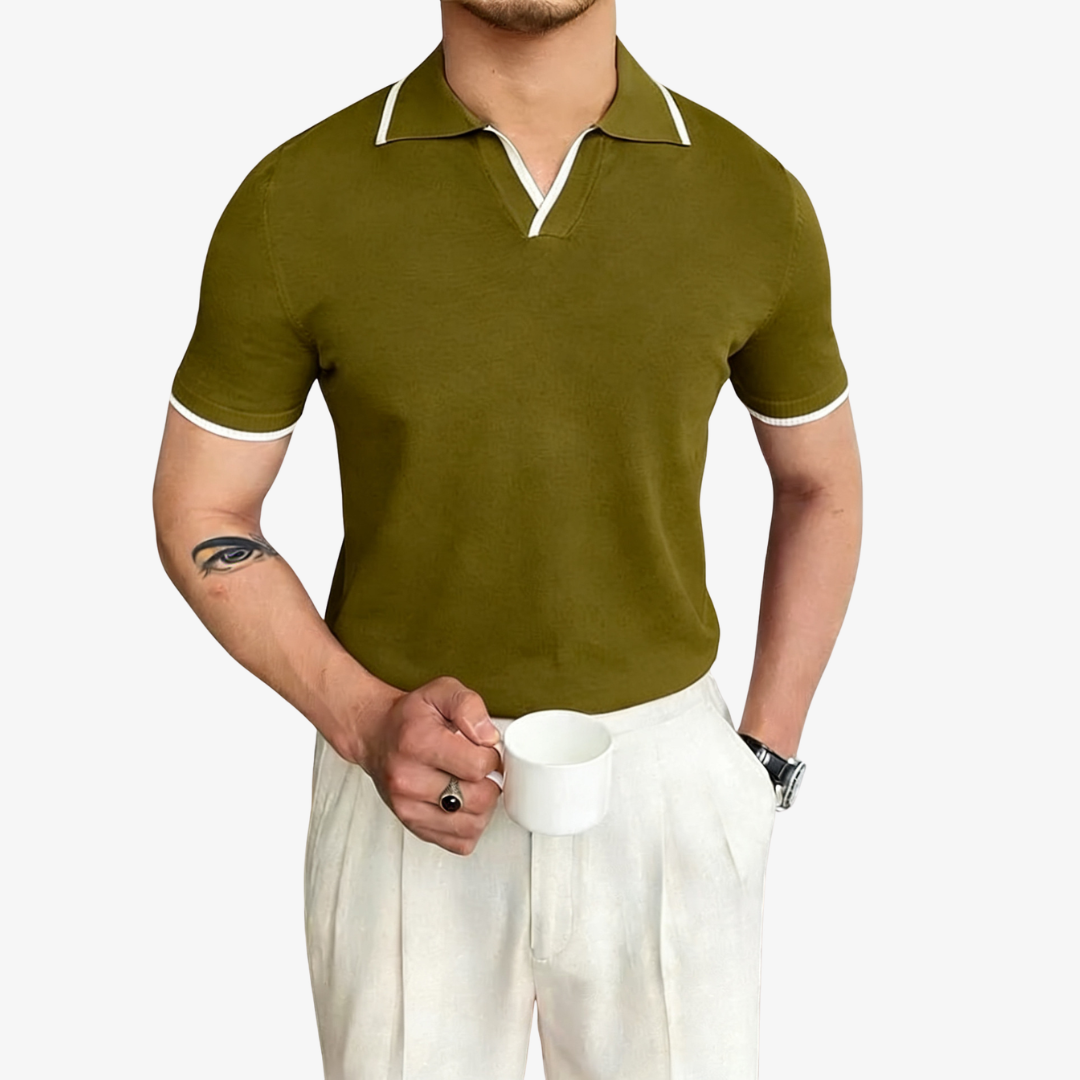 Polo Homme à Contraste
