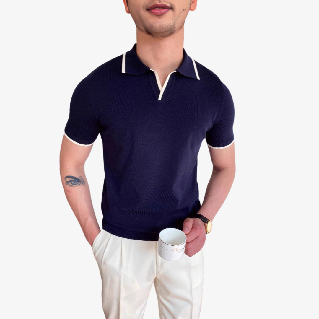 Polo Homme à Contraste