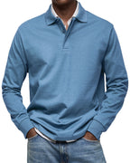 Polo homme à manches longues