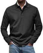 Polo homme à manches longues