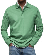 Polo homme à manches longues