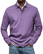 Polo homme à manches longues