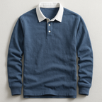 Polo homme à patte de boutonnage
