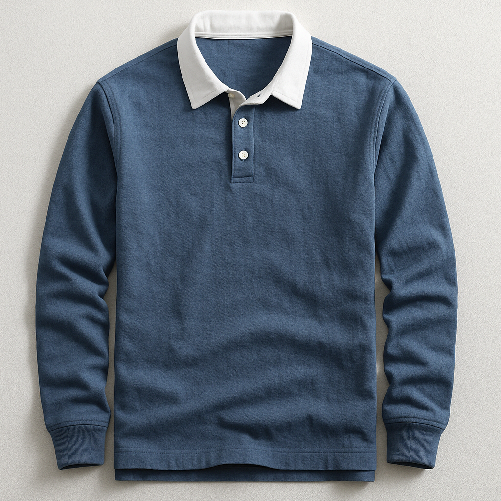 Polo homme à patte de boutonnage