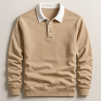 Polo homme à patte de boutonnage