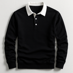 Polo homme à patte de boutonnage