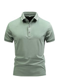 Polo homme col boutonné