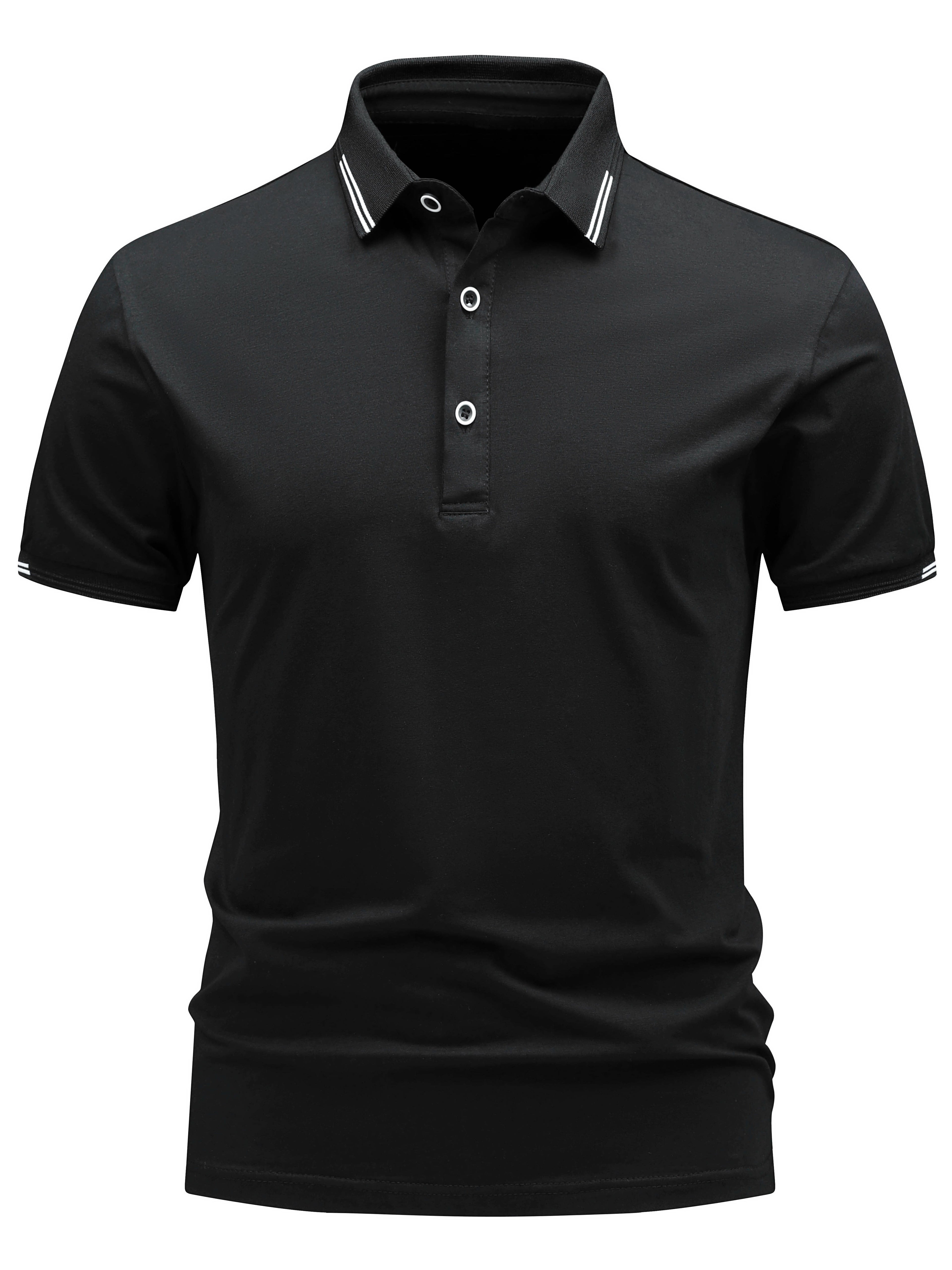 Polo homme col boutonné