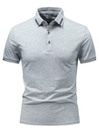 Polo homme col boutonné