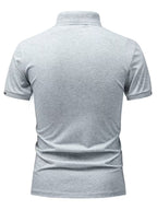 Polo homme col boutonné