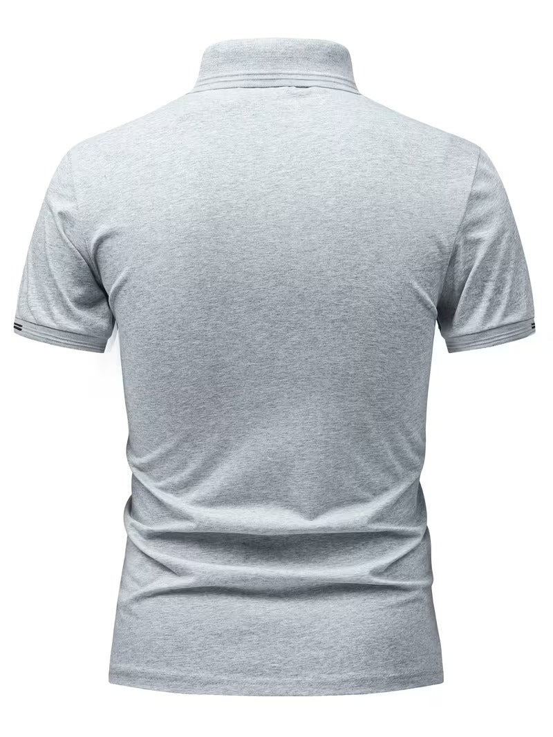 Polo homme col boutonné