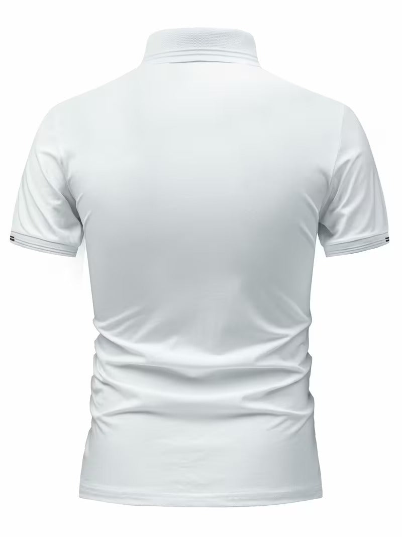 Polo homme col boutonné
