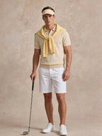 Polo homme col côtelé