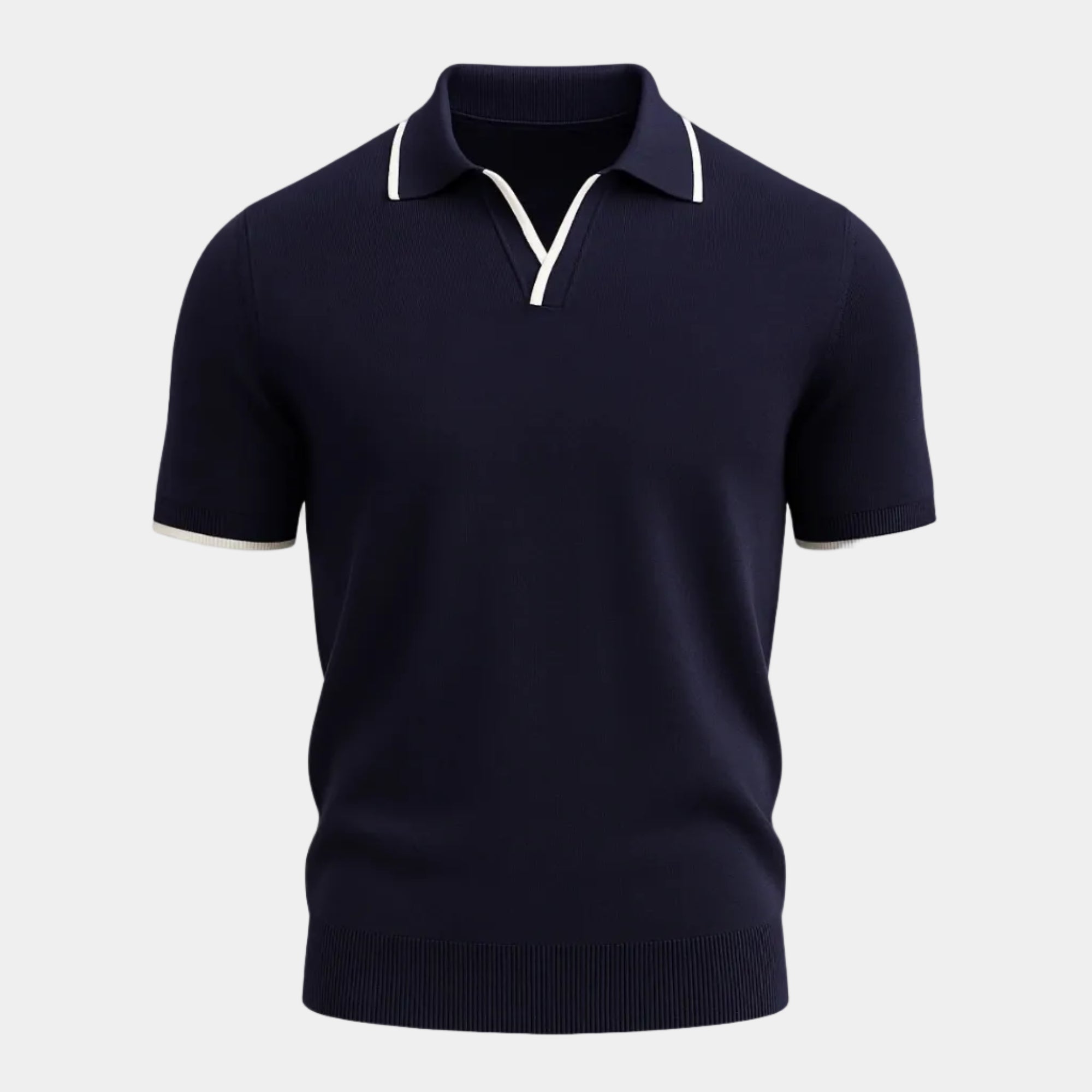 Polo homme col ouvert