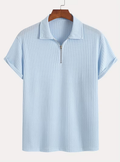 Polo homme demi-zip