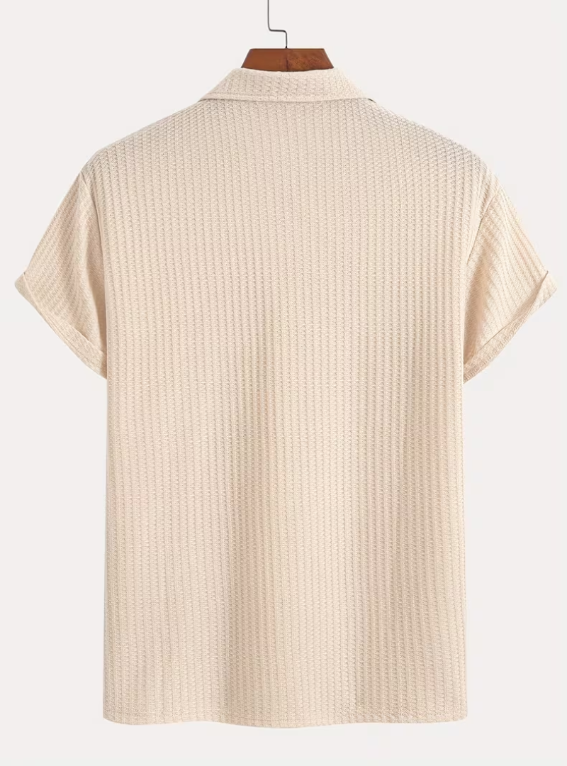 Polo homme demi-zip