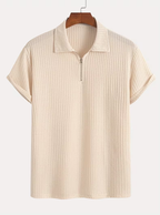 Polo homme demi-zip
