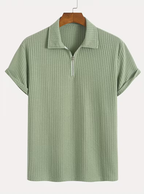 Polo homme demi-zip