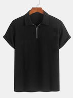 Polo homme demi-zip