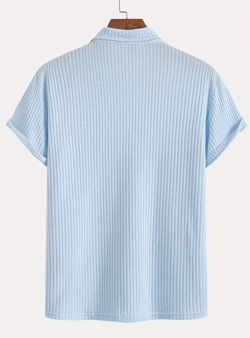Polo homme demi-zip