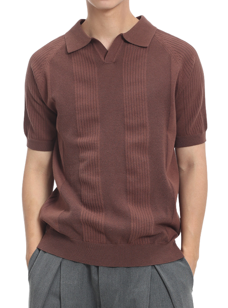 Polo homme en maille