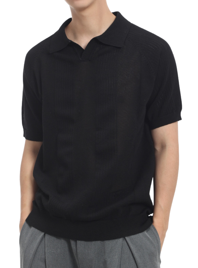 Polo homme en maille