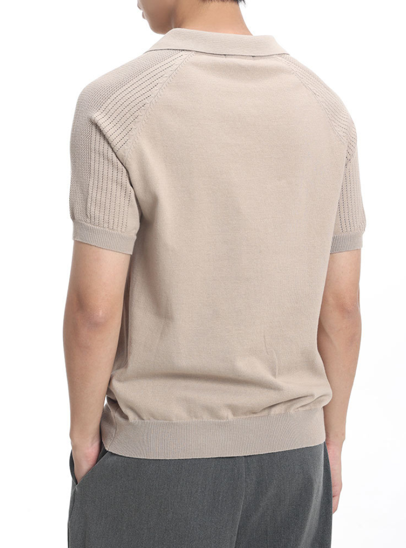 Polo homme en maille