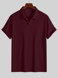 Polo homme en maille avec col polo