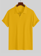 Polo homme en maille avec col polo