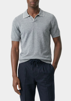 Polo homme maille fine
